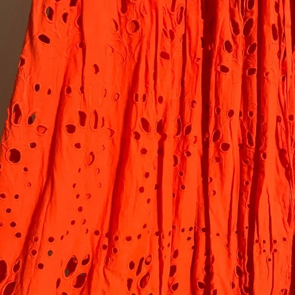 ASOS Vibrant Orange Long Sleeve Dress - Picture 8 of 12